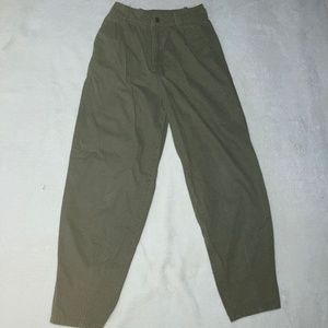 Forever 21 army green cargos (SMALL)